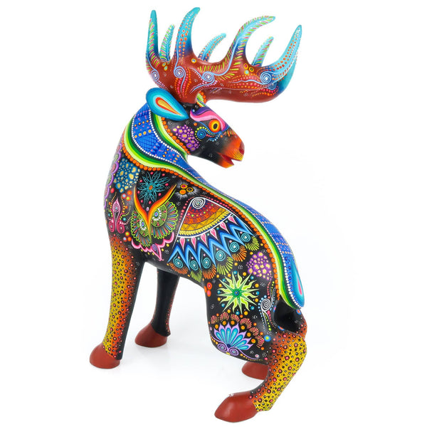 Fabulous Deer - Oaxacan Alebrije Wood Carving www.VivaMexico.com