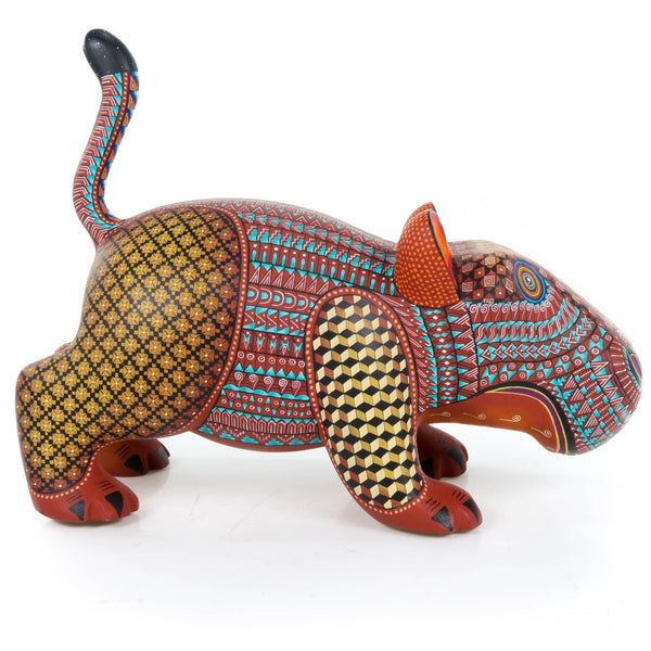 Hippopotamus - Oaxacan Alebrije Wood Carving www.VivaMexico.com