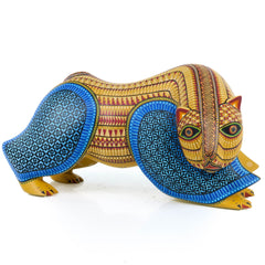 Grizzly Bear - Oaxacan Alebrije Wood Carving - Nestor Melchor