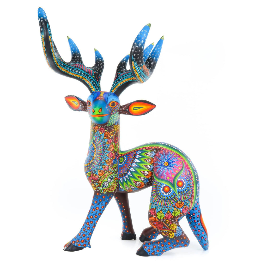 Fabulous Deer - Oaxacan Alebrije Wood Carving www.VivaMexico.com