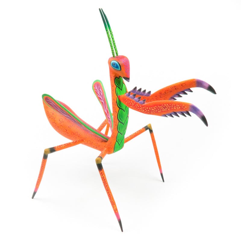 Praying Mantis - Oaxacan Alebrije Wood Carving – VivaMexico.com