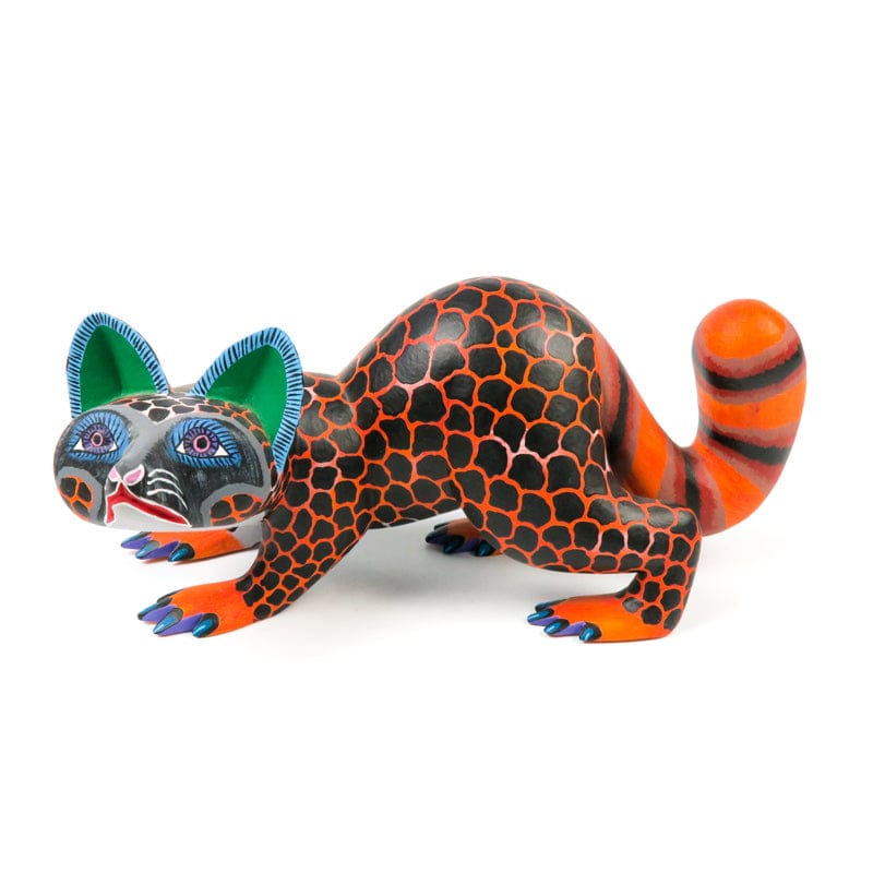 Raccoon - Oaxacan Alebrije Wood Carving www.VivaMexico.com