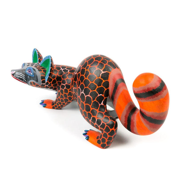 Raccoon - Oaxacan Alebrije Wood Carving www.VivaMexico.com