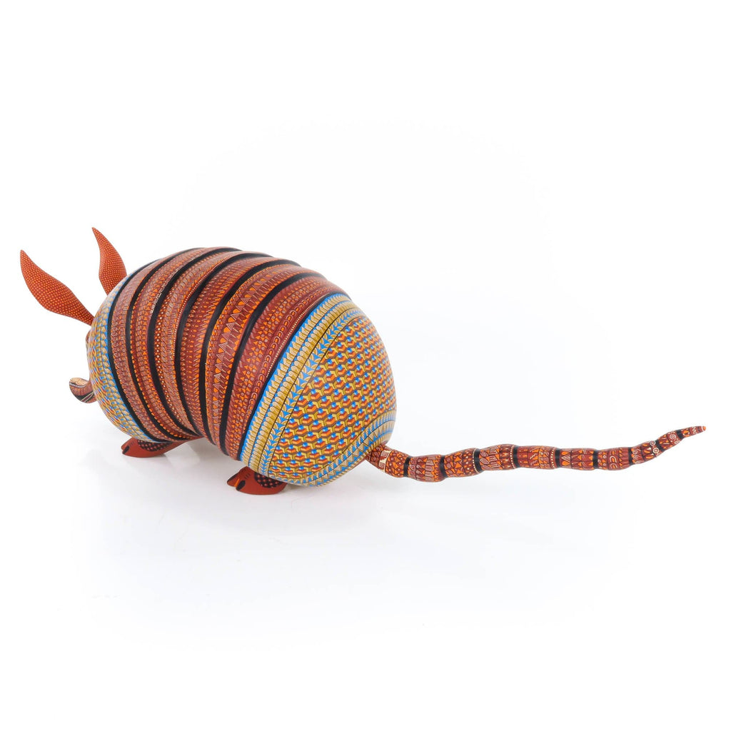 Zapotec Armadillo - Oaxacan Alebrije Wood Carving