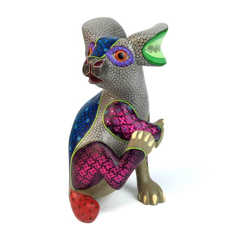 Fantastic Rabbit - Oaxacan Alebrije Wood Carving - VivaMexico.com