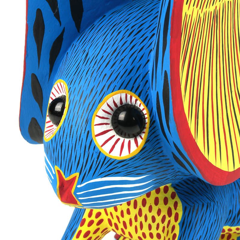 Big Eared Rabbit - Oaxacan Alebrije Wood Carving - Arsenio Morales