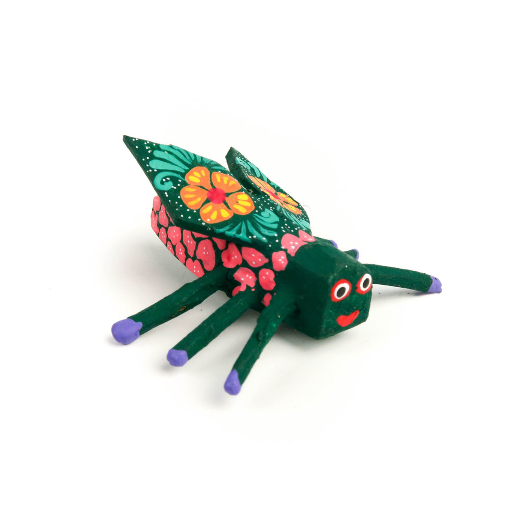 Bee Mini Oaxacan Alebrije Wood Carving Mexican Folk Art Sculpture - VivaMexico.com