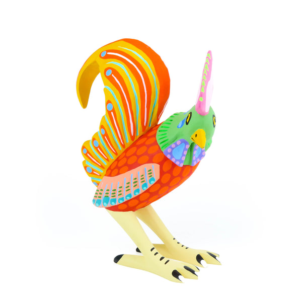 Vibrant Rooster - Oaxacan Alebrije Wood Carving