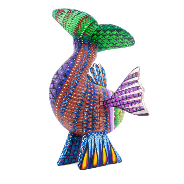 Fantastic Fish - Oaxacan Alebrije Wood Carving