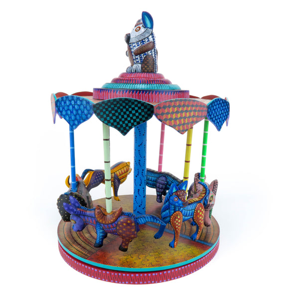 Animal Carousel - Oaxacan Alebrije Wood Carving