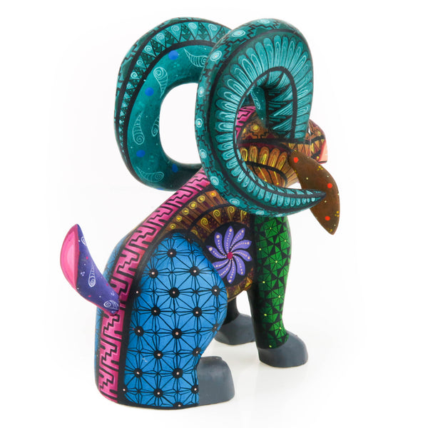 Bighorn Ram - Oaxacan Alebrije Wood Carving