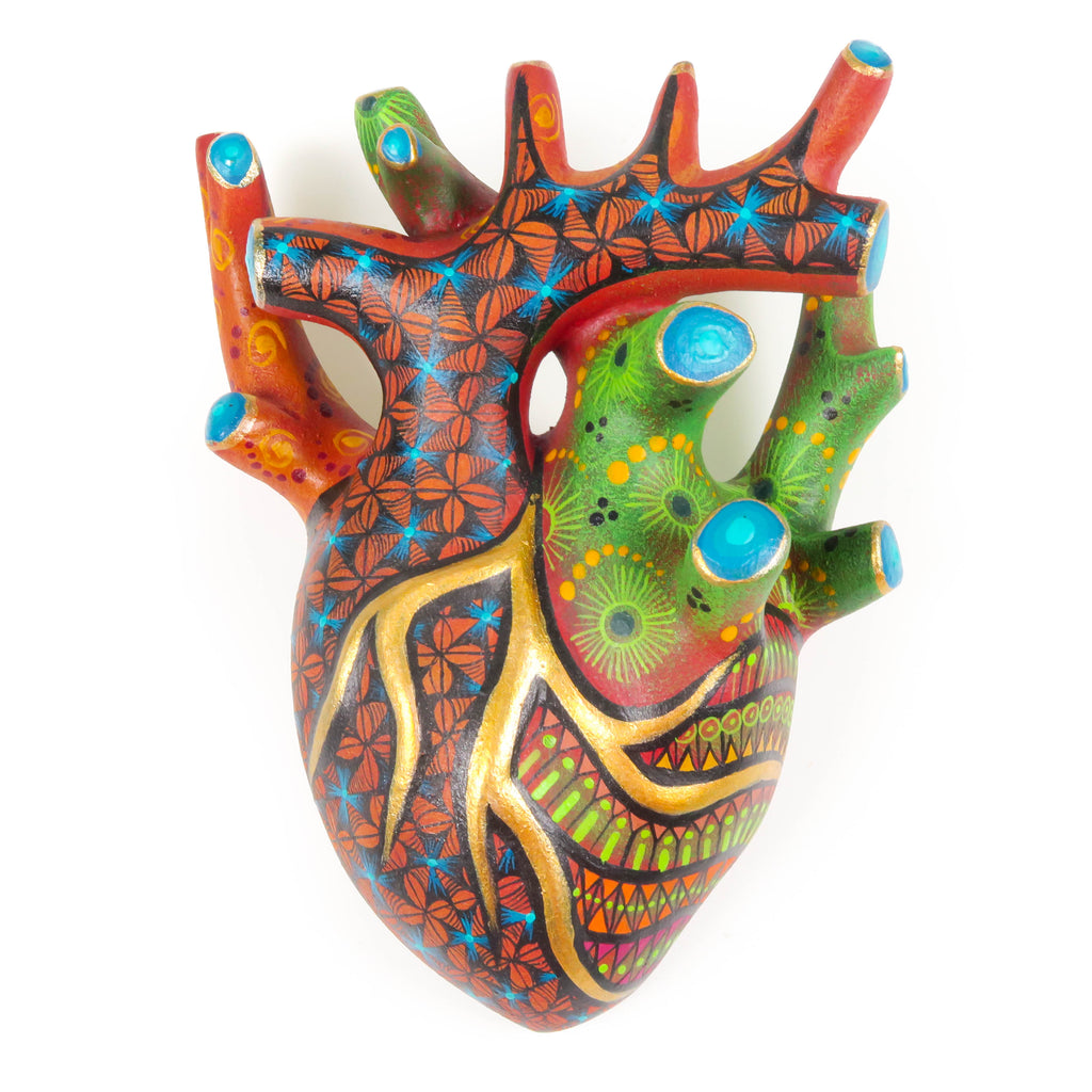 Heart - Oaxacan Alebrije Wood Carving