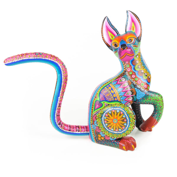 Beautiful Cat - Oaxacan Alebrije Wood Carving