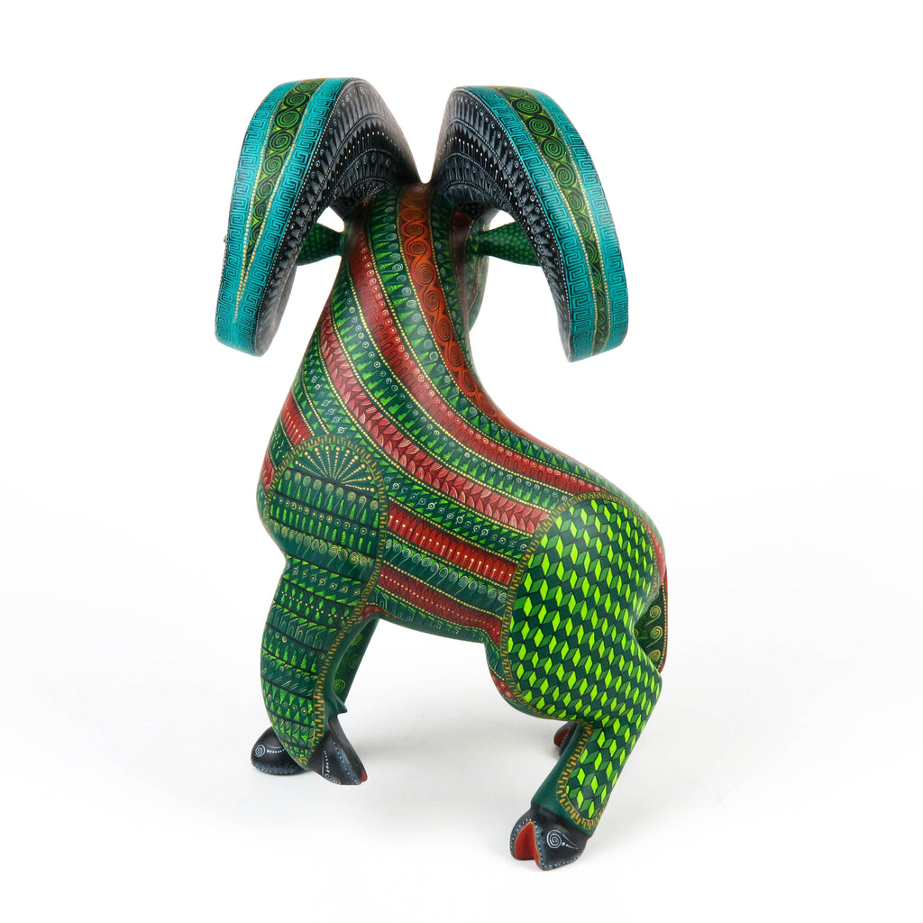 Bighorn Ram - Oaxacan Alebrije Wood Carving Sculpture - Nestor