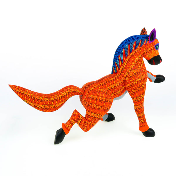 Majestic Horse - Oaxacan Alebrije Wood Carving - VivaMexico.com