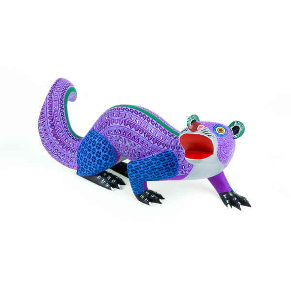 Exceptional Otter - Oaxacan Alebrije Wood Carving