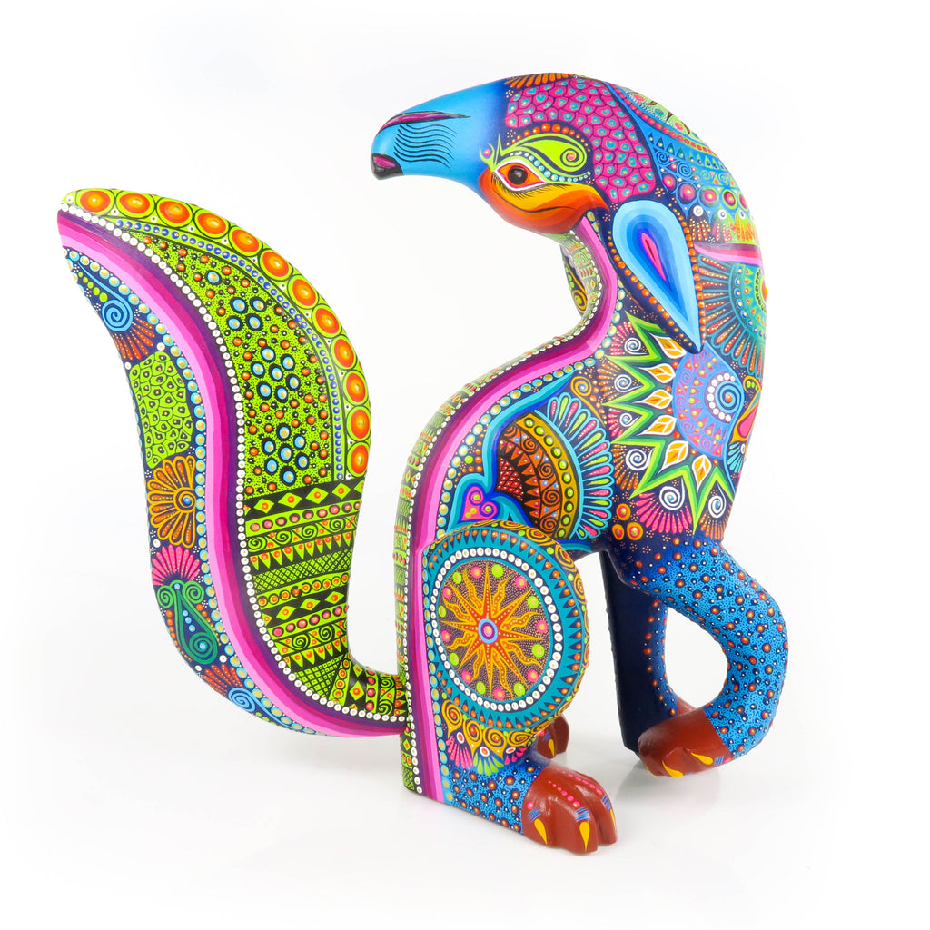 Exceptional Coyote - Oaxacan Alebrije Wood Carving