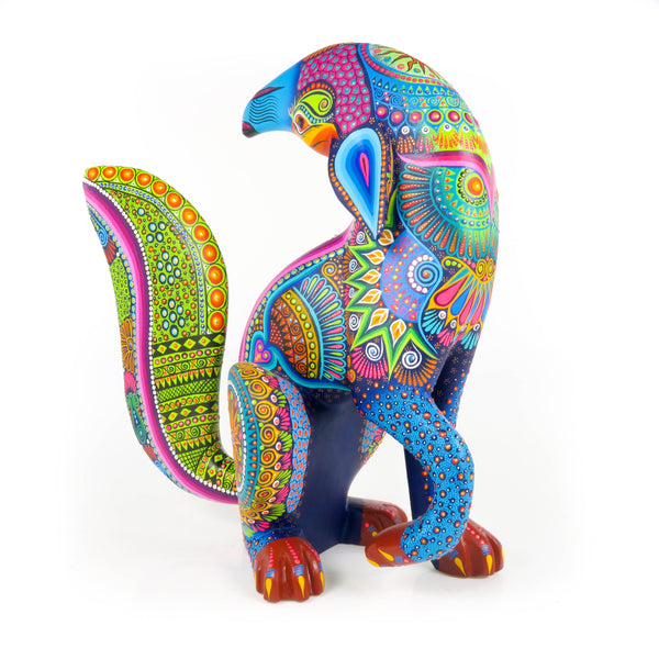Exceptional Coyote - Oaxacan Alebrije Wood Carving