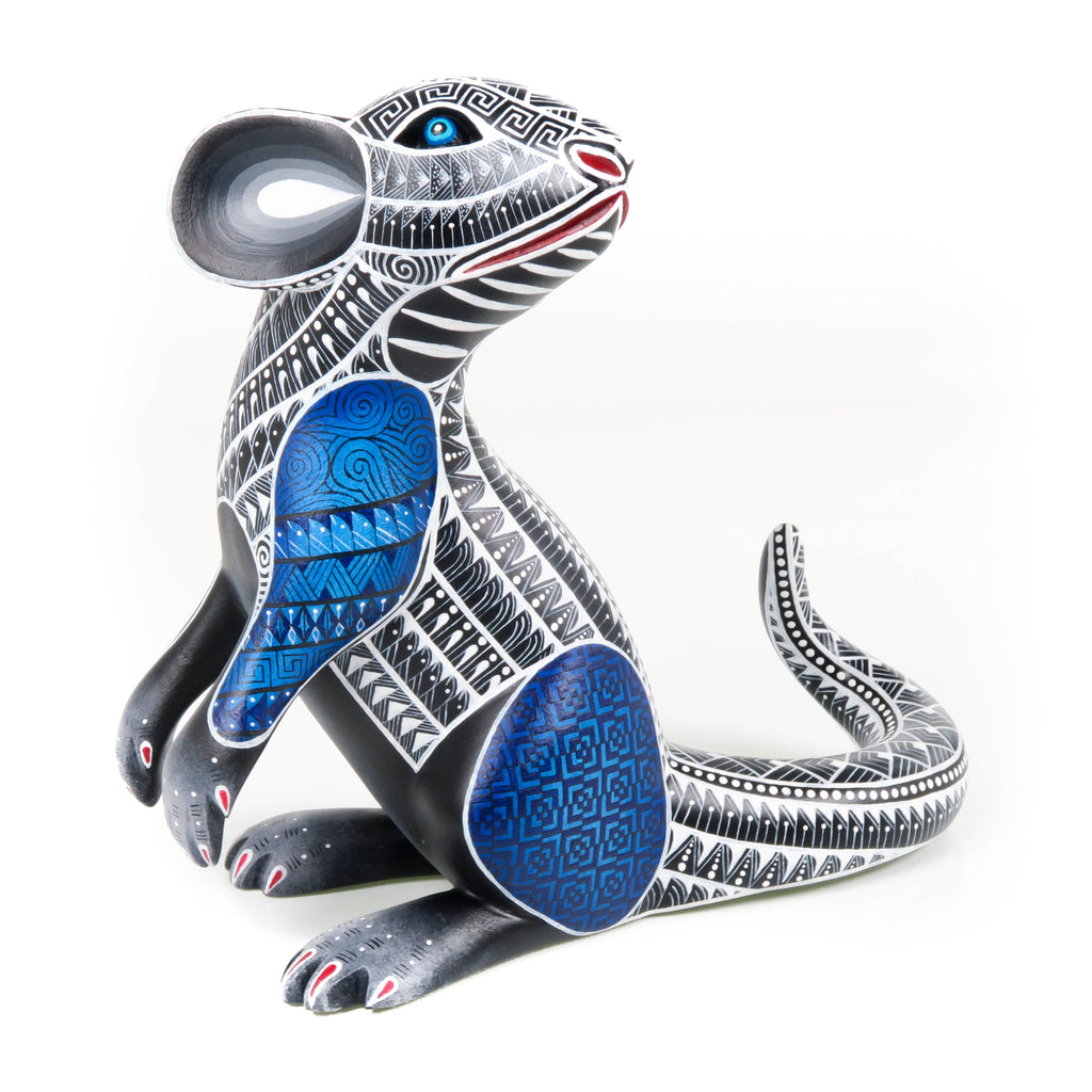 Curious Mouse - Oaxacan Alebrije Wood Carving