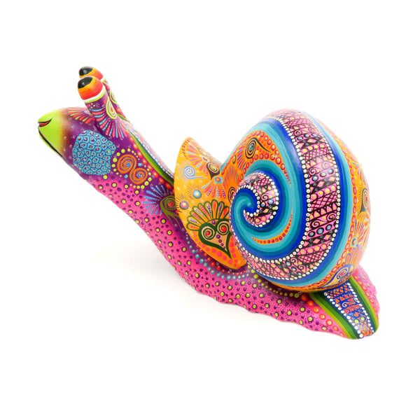 Snail - Oaxacan Alebrije Wood Carving Sculpture - VivaMexico.com