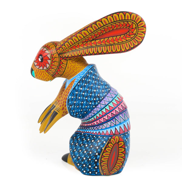 Rabbit Armadillo Fusion - Oaxacan Alebrije Wood Carving