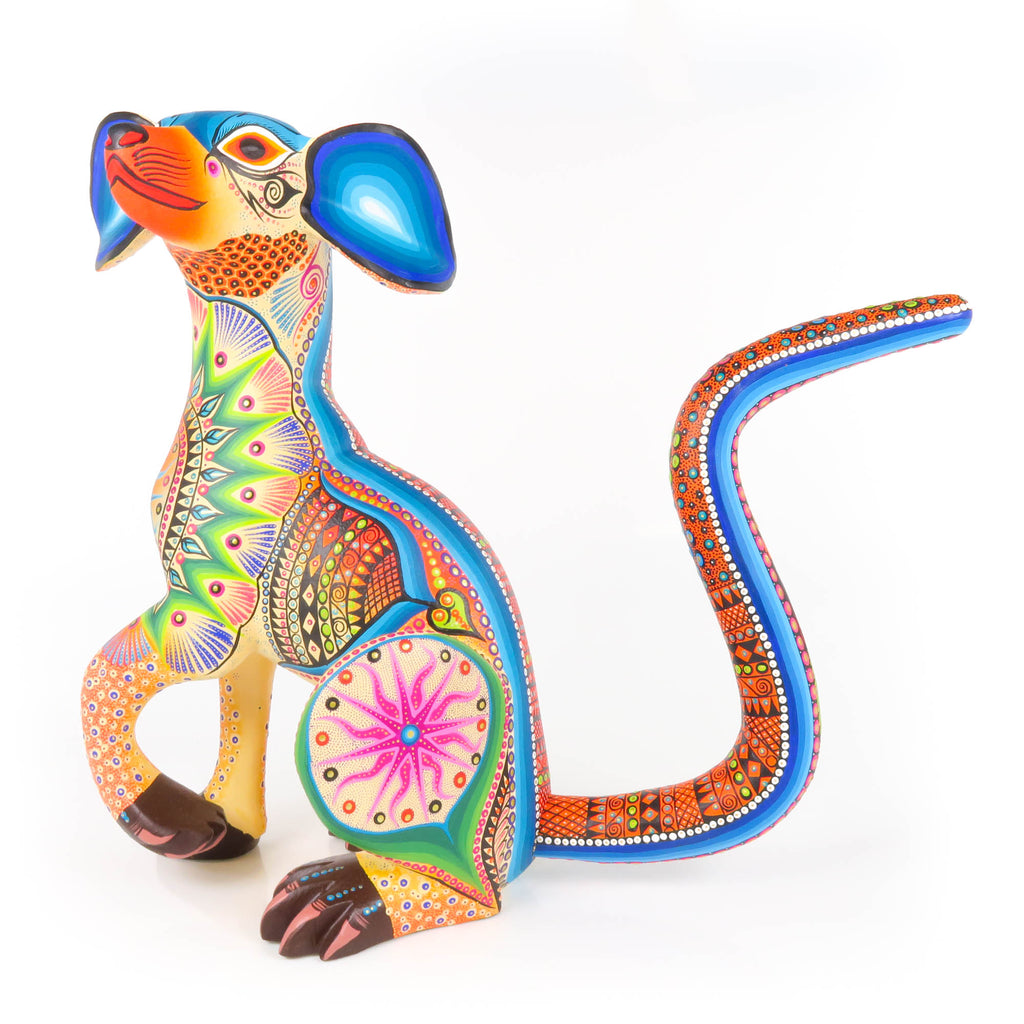 Exceptional Dog - Oaxacan Alebrije Wood Carving