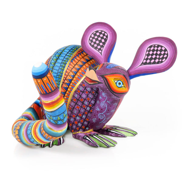 Beautiful Armadillo - Oaxacan Alebrije Wood Carving