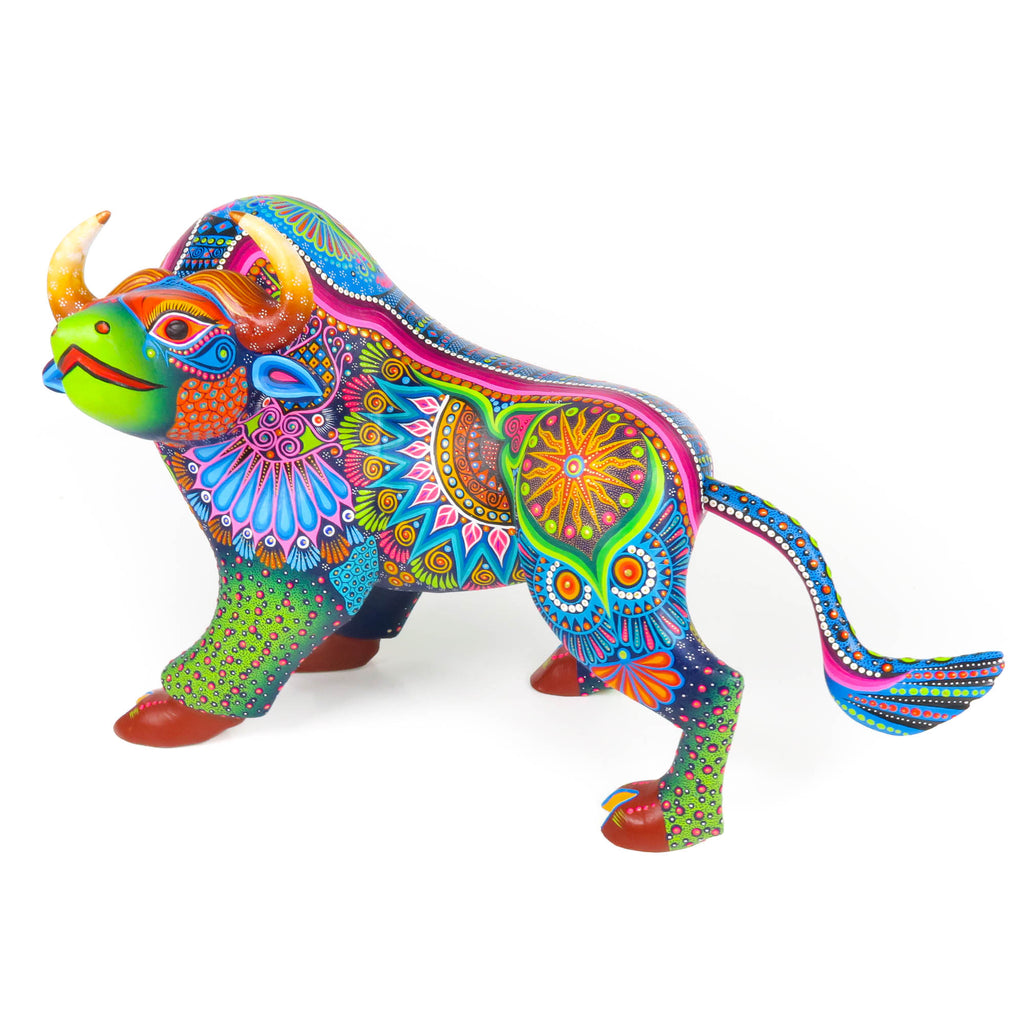 Exceptional Bull - Oaxacan Alebrije Wood Carving