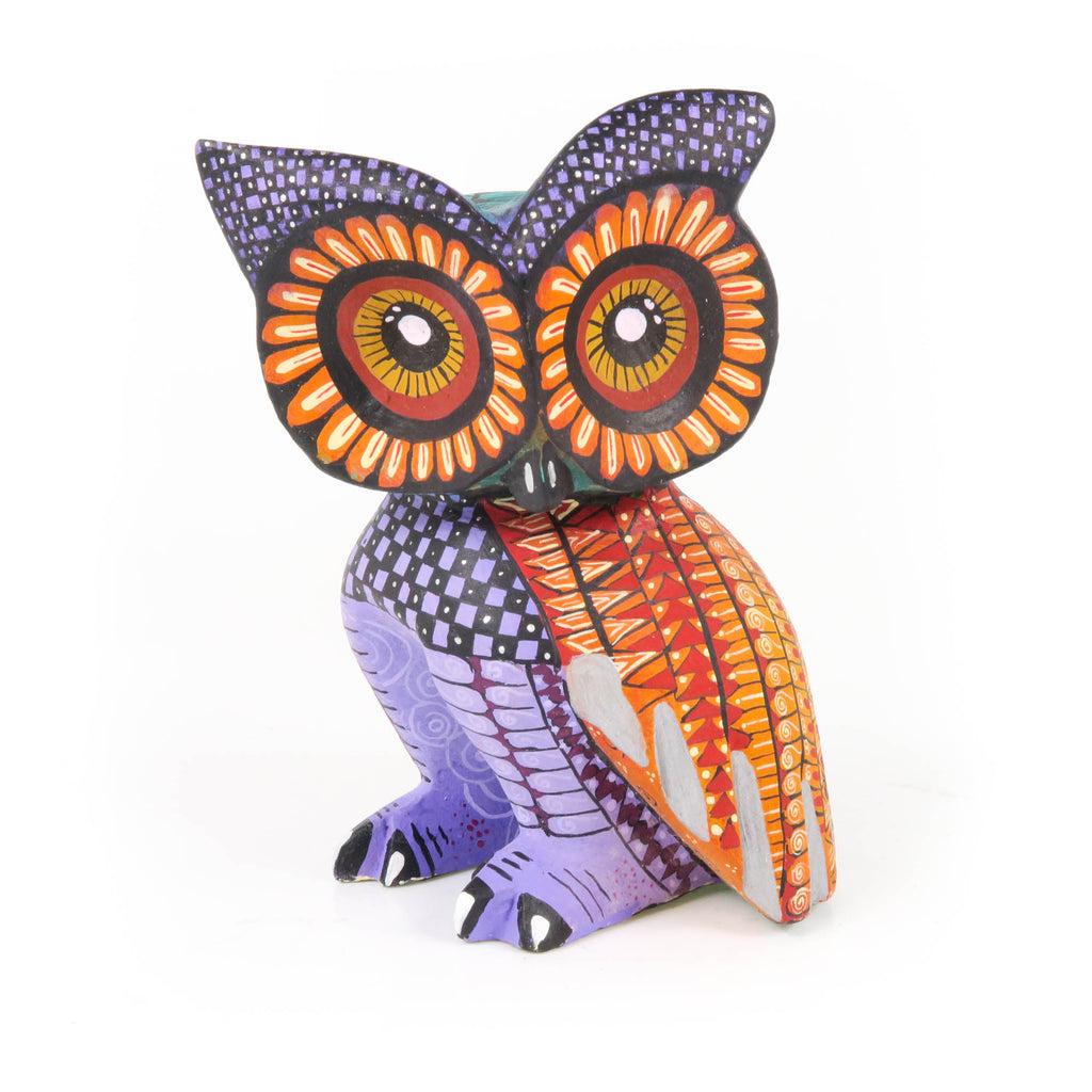 Cute Owl - Oaxacan Alebrije Wood Carving