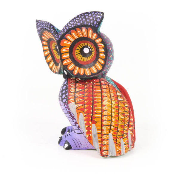 Cute Owl - Oaxacan Alebrije Wood Carving
