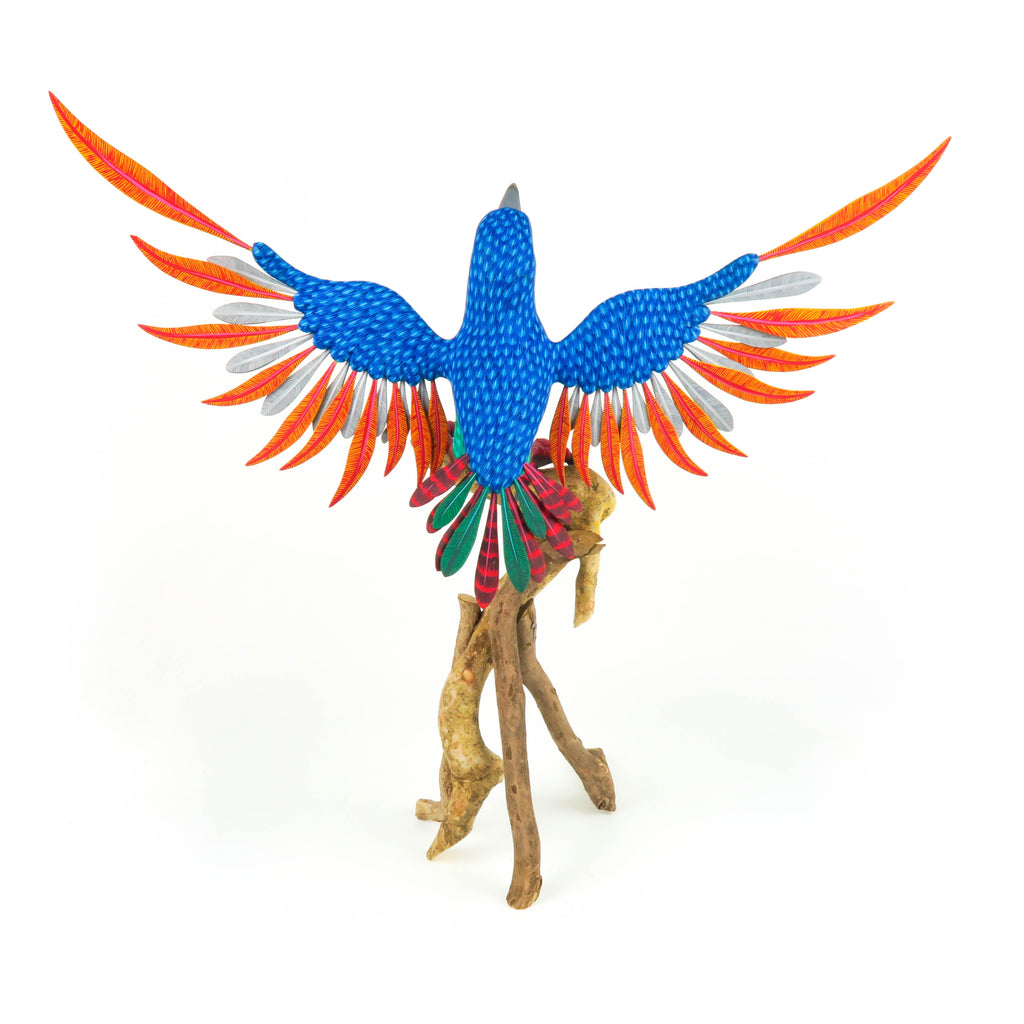 Bird On Branch - Oaxacan Alebrije Wood Carving – VivaMexico.com