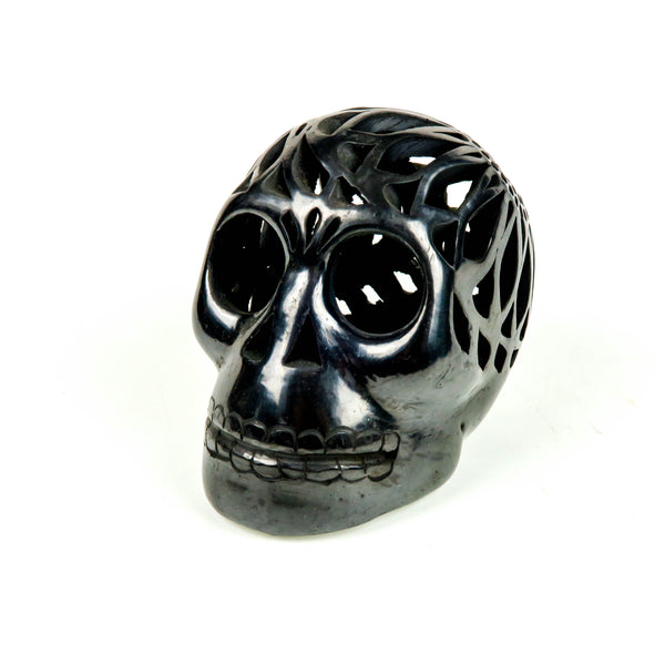 Barro Negro (Mexican Black Clay): Skull - VivaMexico.com