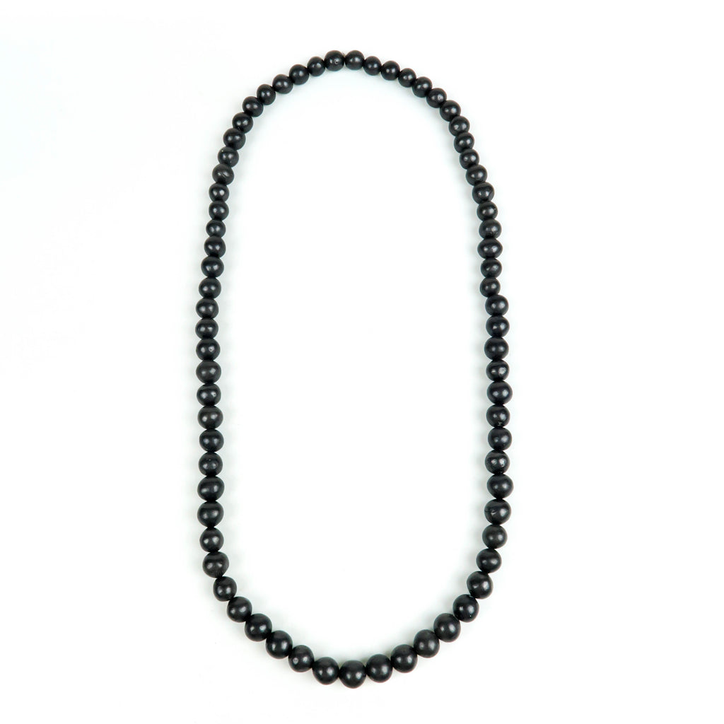 Barro Negro (Mexican Black Clay): Bead Necklace - VivaMexico.com