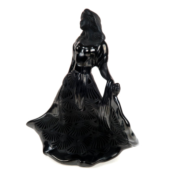 Barro Negro (Mexican Black Clay): Beautiful Dancing Woman - VivaMexico.com