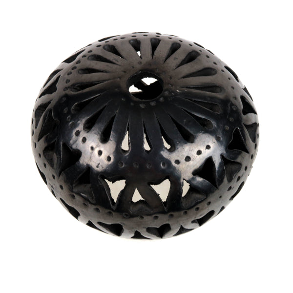 Barro Negro (Mexican Black Clay): Sphere Candle Cover - VivaMexico.com