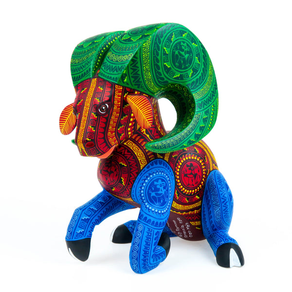 Bighorn Ram - Oaxacan Alebrije Wood Carving