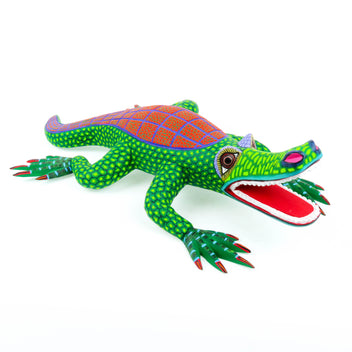 Alligator & Crocodile Oaxacan Alebrije Wood Carvings For Sale