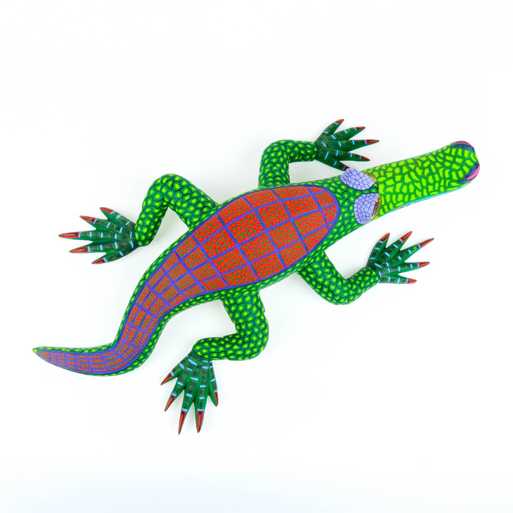Alligator - Oaxacan Alebrije Wood Carving