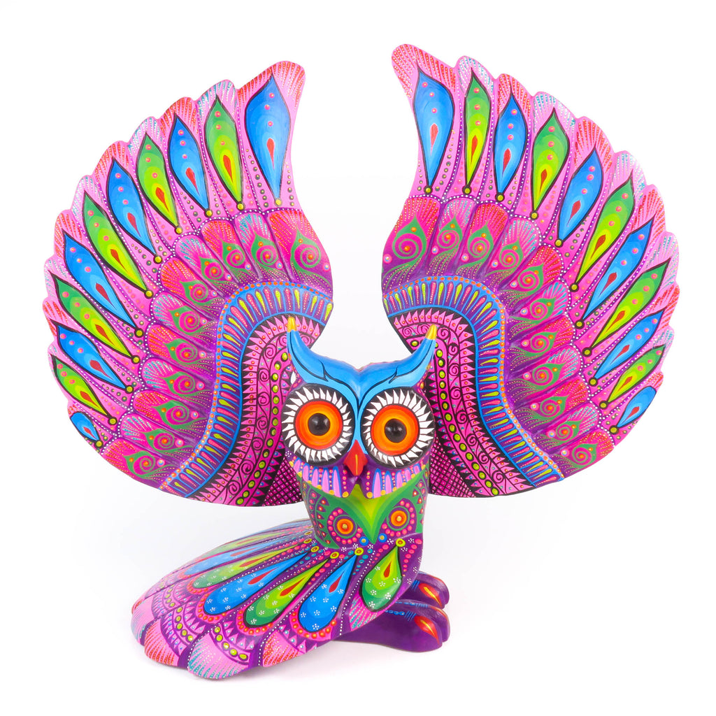 Beautiful Large Owl - Oaxacan Alebrije Wood Carving – VivaMexico