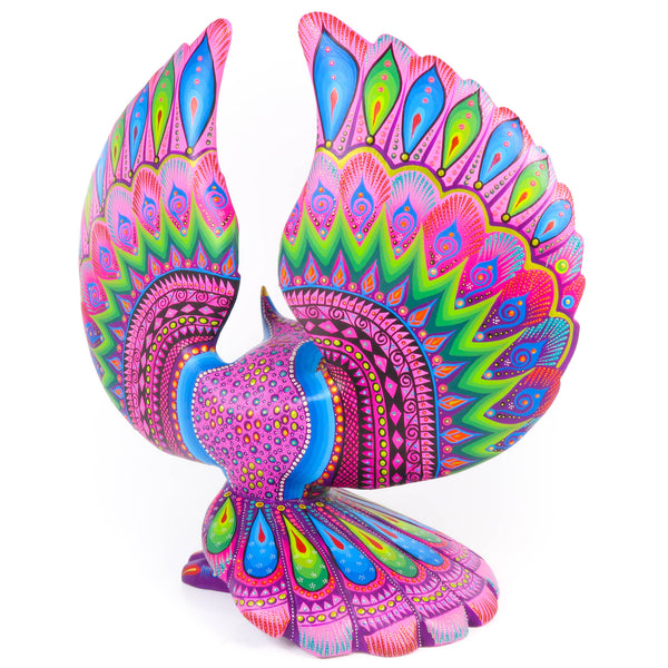 Beautiful Large Owl - Oaxacan Alebrije Wood Carving