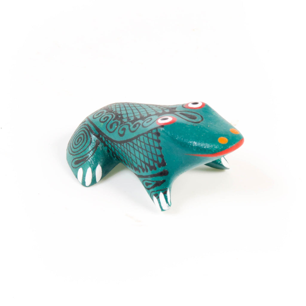 Mini Frog - Oaxacan Alebrije Wood Carving