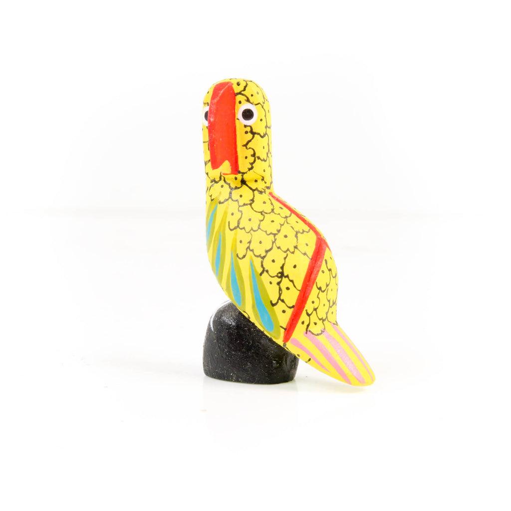 Mini Parakeet - Oaxacan Alebrije Wood Carving