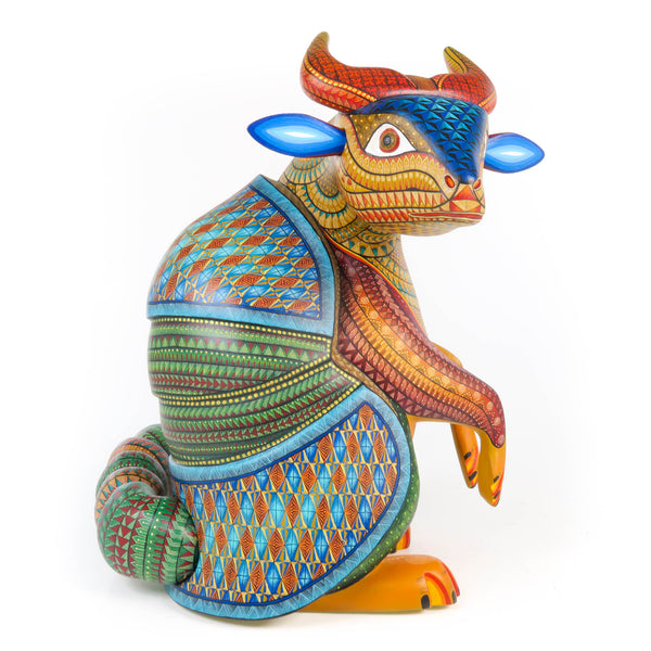 Armadillo Goat Fusion Masterpiece - Oaxacan Alebrije Wood Carving