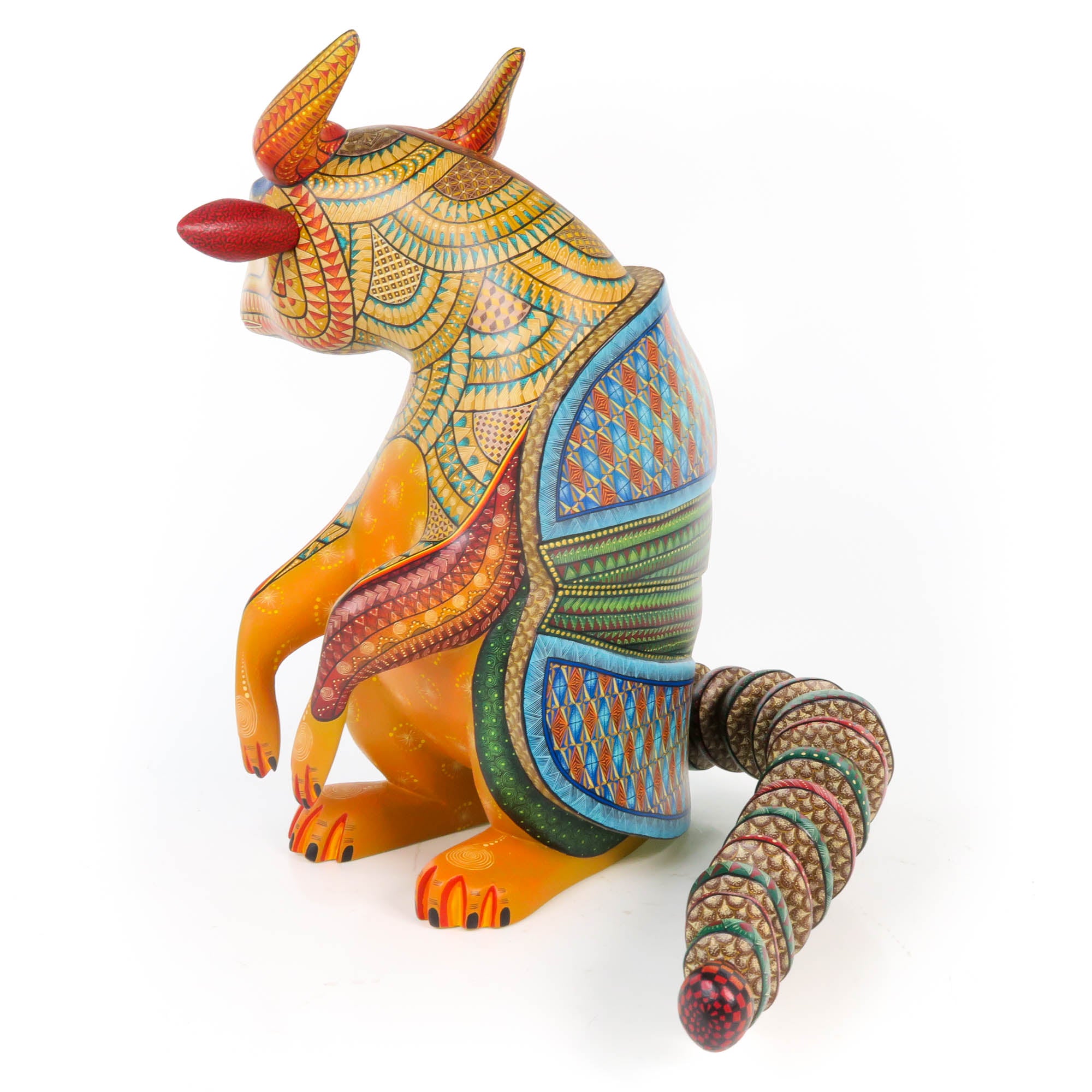 Armadillo Goat Fusion Masterpiece - Oaxacan Alebrije Wood Carving ...