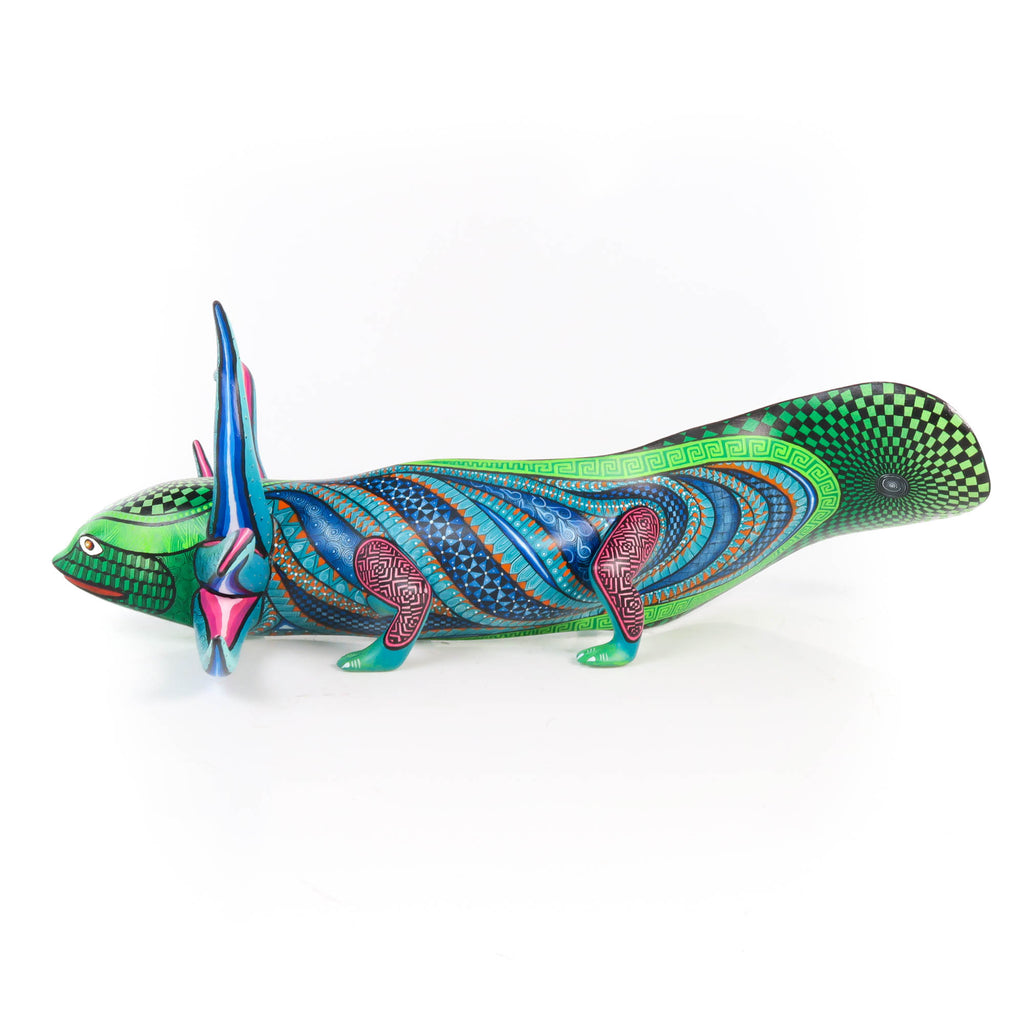 Axolotl - Oaxacan Alebrije Wood Carving – VivaMexico.com - Mexican Art