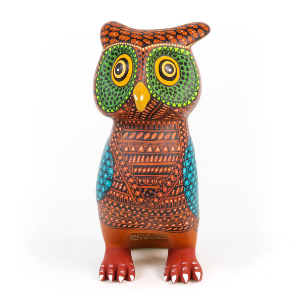 Whimsical Owl - Oaxacan Alebrije Wood Carving