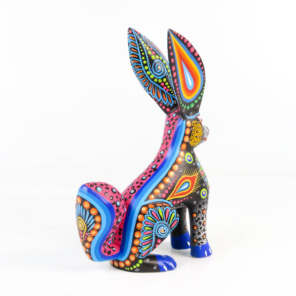 Black Rabbit - Oaxacan Alebrije Wood Carving