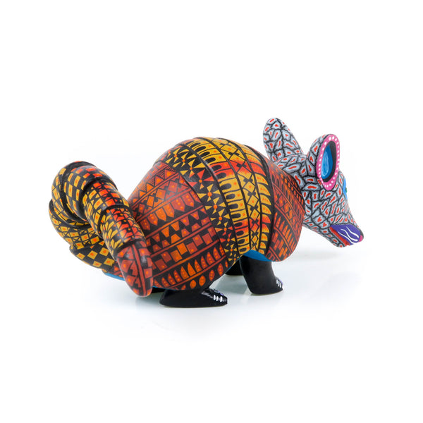 Owl Armadillo fusion Alebrije Oaxacan Wood Carving by Mexican Artist –  CARAPAN, MEXICAN ART GALLERY SINCE 1950.