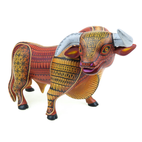 Elegant Bull - Oaxacan Alebrije Wood Carving
