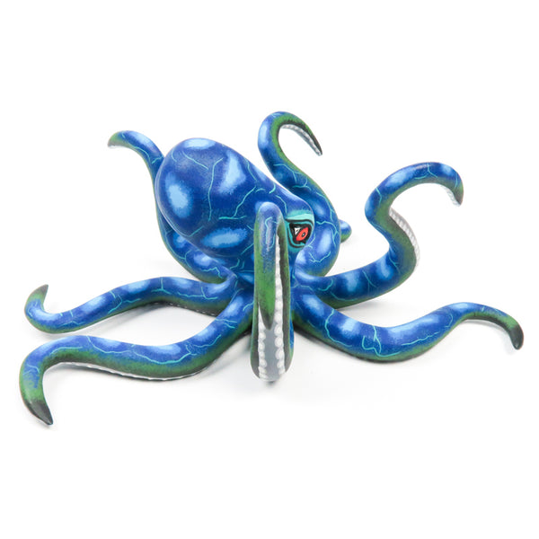 Octopus - Oaxacan Alebrije Wood Carving - VivaMexico.com